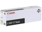 Gul lasertoner C-EXV17 til Canon