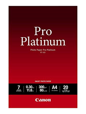 Glossy Pro Platinum fotopapir A4 - Canon - 300gr./20 ark