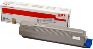 Sort lasertoner C801 - OKI - 7.000 sider