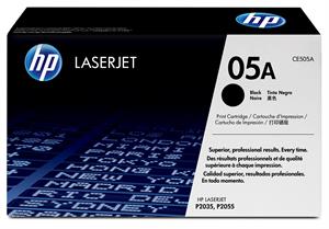 Sort lasertoner - HP CE505A - 2.300 sider
