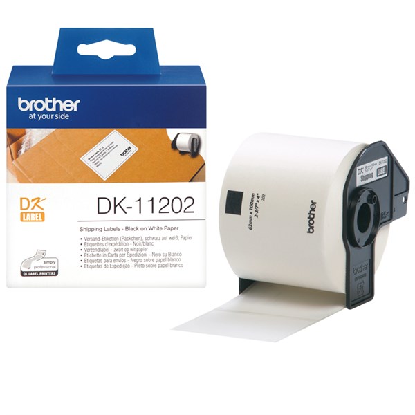 DK11202 Brother fragt label (62x100mm) 300 stk.
