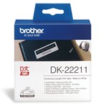 DK22211 Brother plast etiket 29 mm