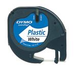 Hvid 12 mm plasttape (91221) 4 mtr.