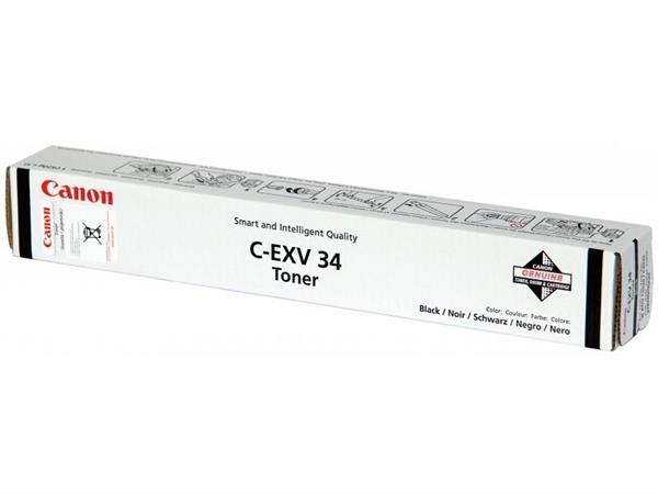 Sort lasertoner C-EXV34 - Canon - 23.000 sider.