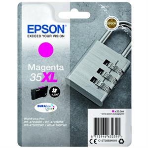 Magenta blækpatron - Epson 35XL - 20,3ml