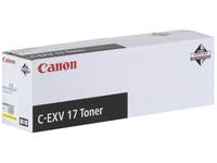 Gul lasertoner C-EXV17 - Canon - 30.000 sider.