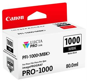 Matt sort blækpatron 1000MBK  - Canon - 80,0ml.