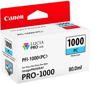 Foto cyan blækpatron 1000PC - Canon - 80,0ml.