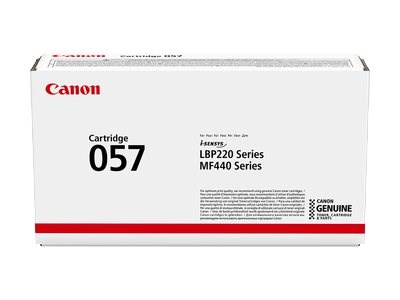 Sort lasertoner 057 - Canon - 3.100 sider.