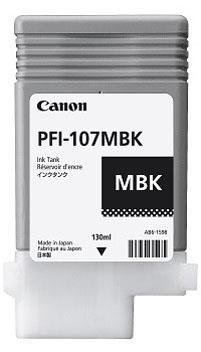 Mat sort blækpatron 107MBK 6704B001 - Canon - 130ml.