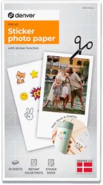Denver - PSP-61 - 20 ark - Klistermærke - Fotopapir