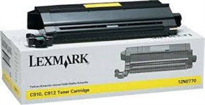 Gul lasertoner - Lexmark N0770 - 14.000 sider