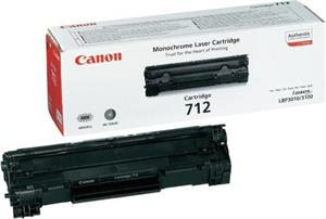 Sort lasertoner 712BK - Canon - 1.500 sider.