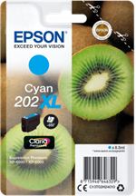 Cyan blækpatron 202XL til  Epson 