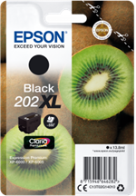 Sort blækpatron 202XL til  Epson 