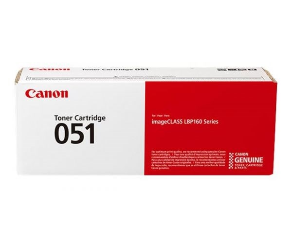 Sort lasertoner CRG-051 - Canon - 1700 sider.