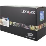Cyan lasertoner - Lexmark 24B5828 - 18.000 sider