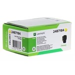 Gul lasertoner - Lexmark 24B7184 - 6.000 sider