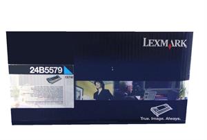 Cyan lasertoner - Lexmark 24B5579 - 12.000 sider