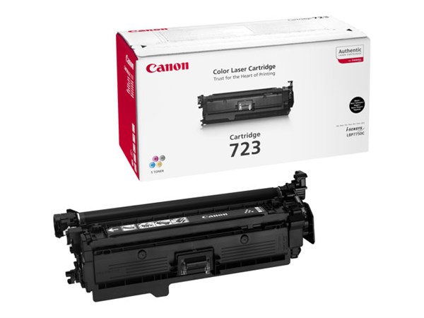 Sort lasertoner 723BK - Canon - 5.000 sider.