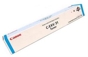 Cyan lasertoner - Canon C-EXV31 - 52.000 sider.