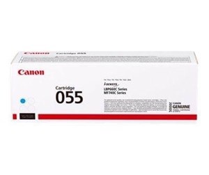 Cyan lasertoner CRG-055 - Canon - 2.100 sider.