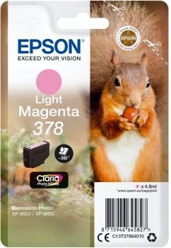 Light magenta blækpatron - Epson 378 - 4,8 ml