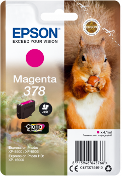 Magenta blækpatron - Epson 378 - 4,1 ml
