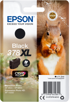 Sort blækpatron - Epson 378XL - 11,2 ml