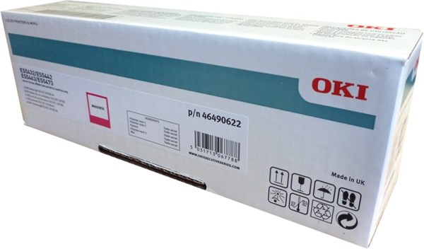 Magenta lasertoner 46490622 - OKI - 6.000 sider