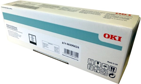 Sort lasertoner 46490624 - OKI - 7.000 sider