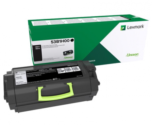 Sort lasertoner - Lexmark 53B2H00 - 25.000 sider