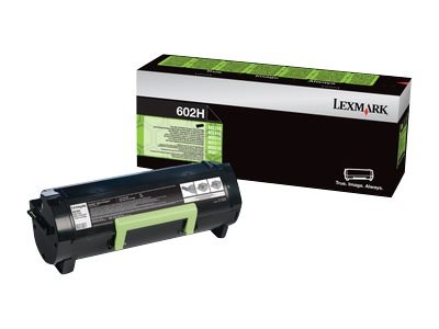 Sort lasertoner - Lexmark 602H - 10.000 sider