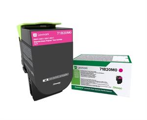 Magenta lasertoner - Lexmark 71B20M0 - 2300 Sider