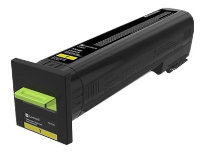 Gul lasertoner - Lexmark 72K2XYE - 22000 Sider