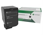 Sort lasertoner 827BK til Lexmark 