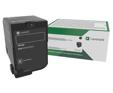 Sort lasertoner - Lexmark 827BK - 20.000 sider
