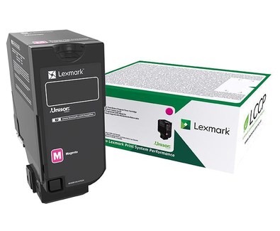 Magenta lasertoner - Lexmark 827M - 15.000 sider