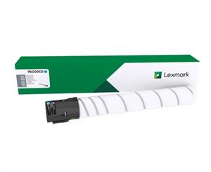 Cyan lasertoner - Lexmark 76C00C0 - 11.500 sider