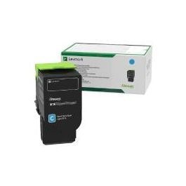 Cyan lasertoner - Lexmark 78C2XC0 - 5000 sider.