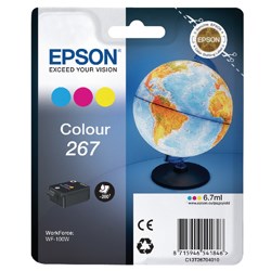 3-i-en farve blækpatron - Epson 267 - 6,7 ml