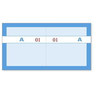 Kuponbog Blå 2 x 1-100