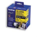 Brother 62mm plasttape - Gul -  (15,24m)