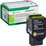 GUl lasertoner Lexmark C242XY0 - Køb den h