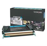 Cyan lasertoner til Lexmark C736