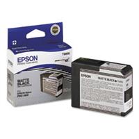 Mat sort blækpatron 5808 - Epson - 80ml.