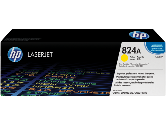 Gul lasertoner - HP nr.382 - 21.000 sider