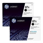 HPCF287XD 2xSort lasertoner nr.87XD til HP