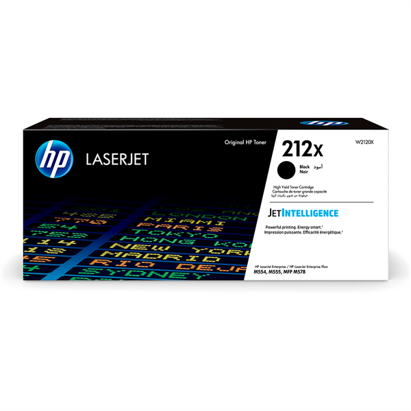 Sort lasertoner - HP nr.212X - 13.000 sider