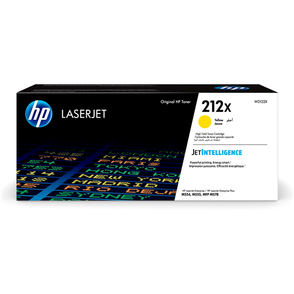 Gul lasertoner - HP nr.212X - 10.000 sider